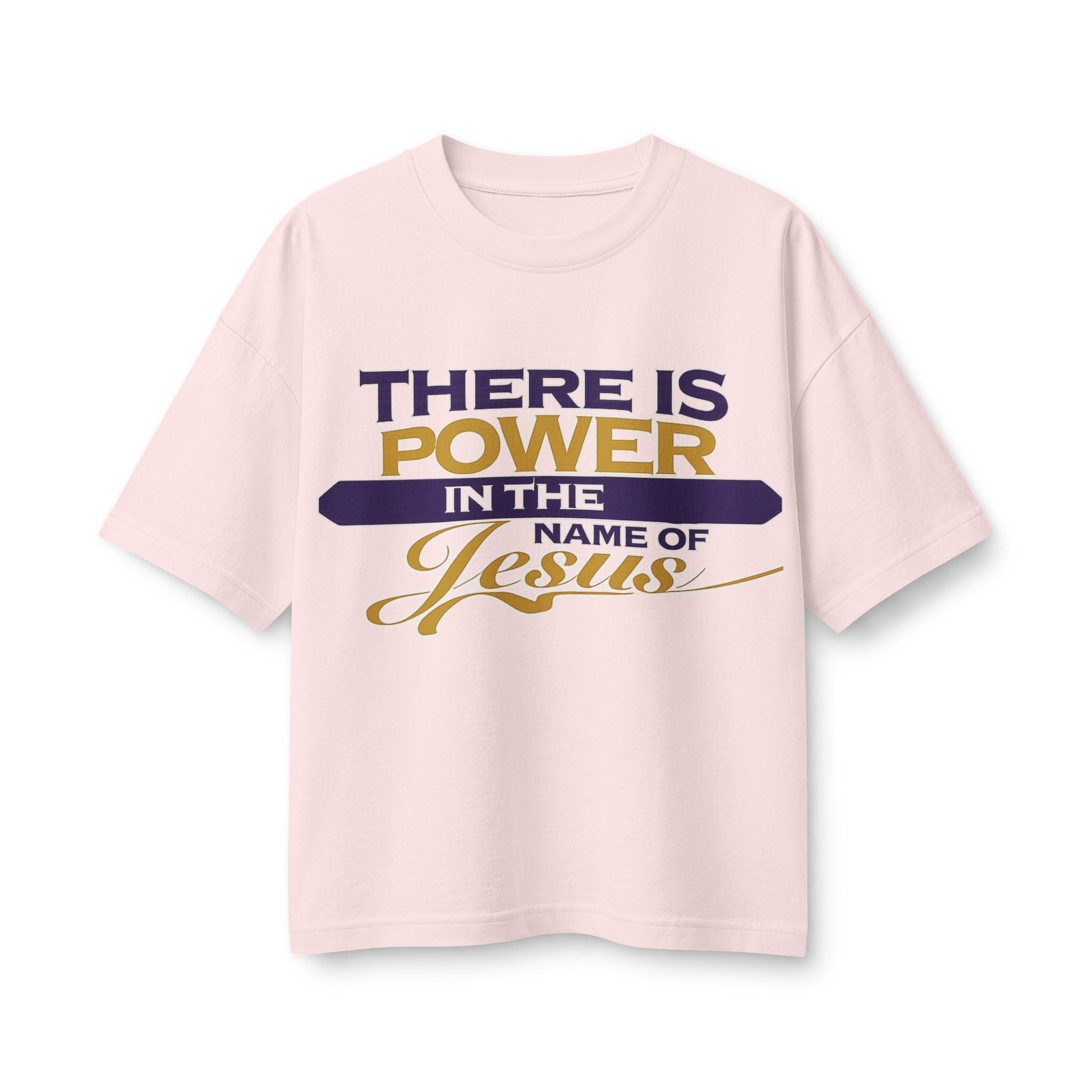There Is Power in the Name of Jesus Tee — Women’s Faith-Based Christian T-Shirt