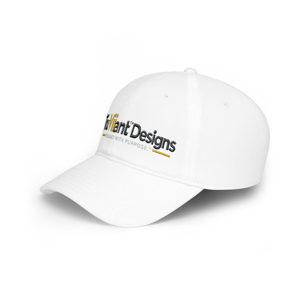 TruViiant™ Signature Embroidered Logo Cap | Black & Gold