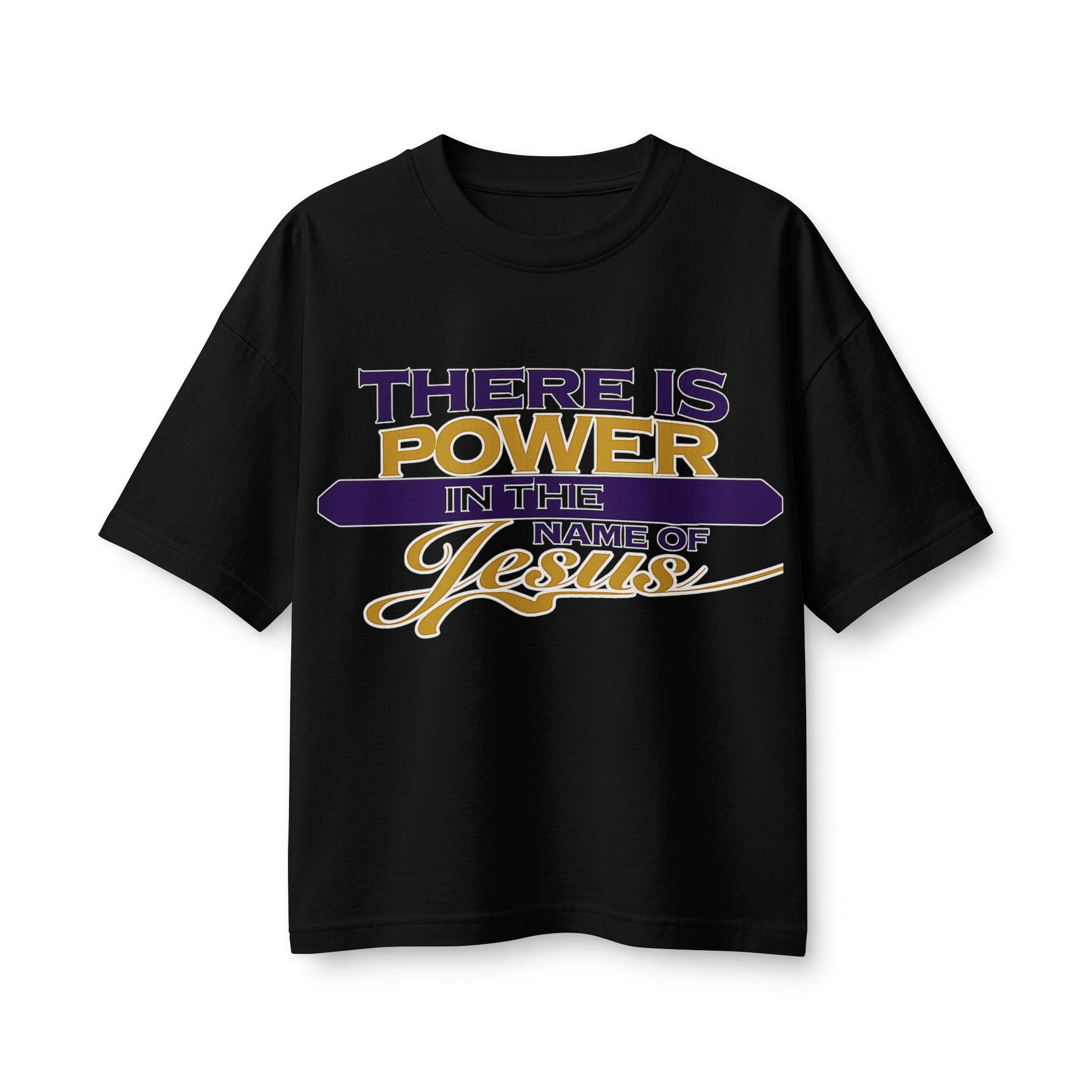 There Is Power in the Name of Jesus Tee — Women’s Faith-Based Christian T-Shirt
