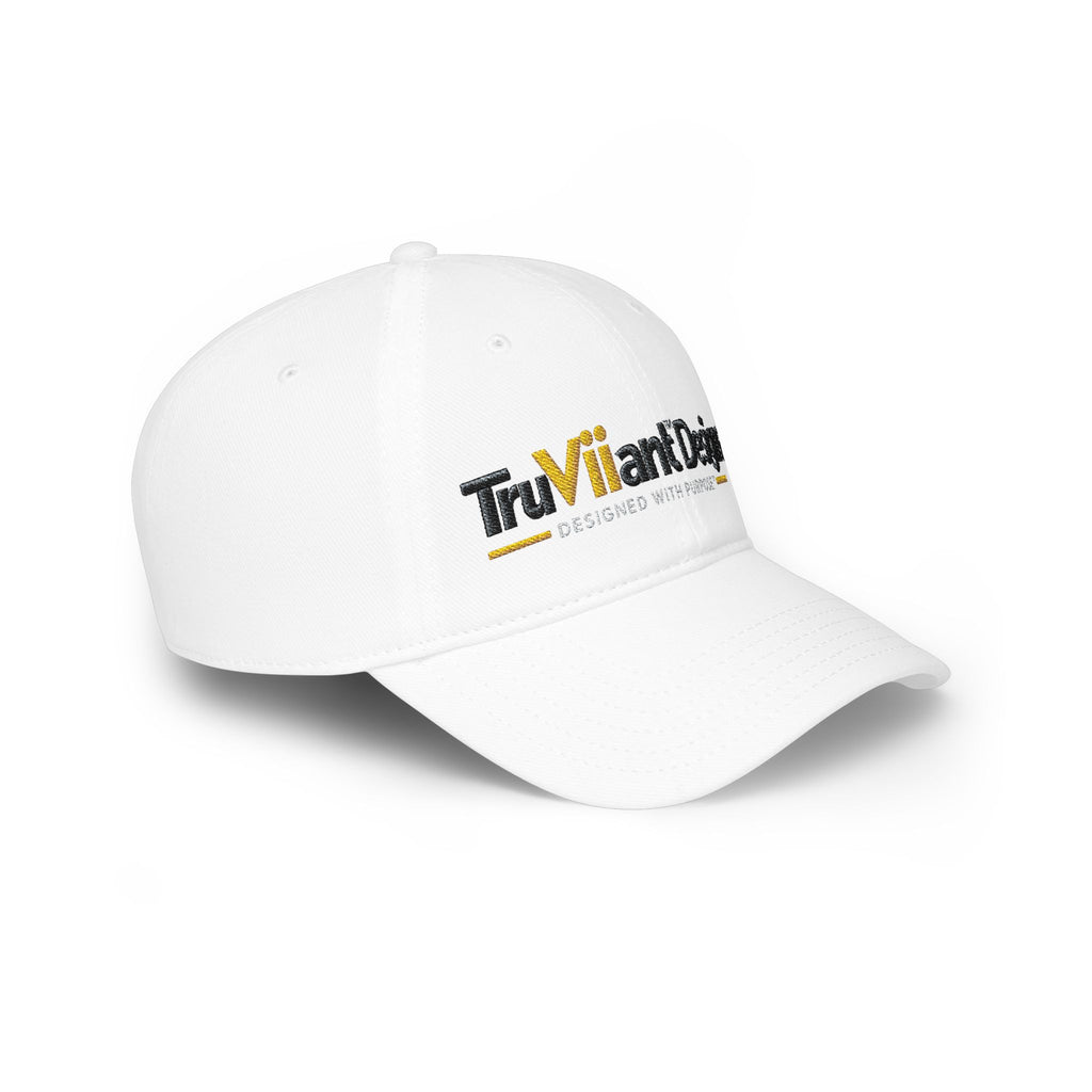 TruViiant™ Signature Embroidered Logo Cap | Black & Gold