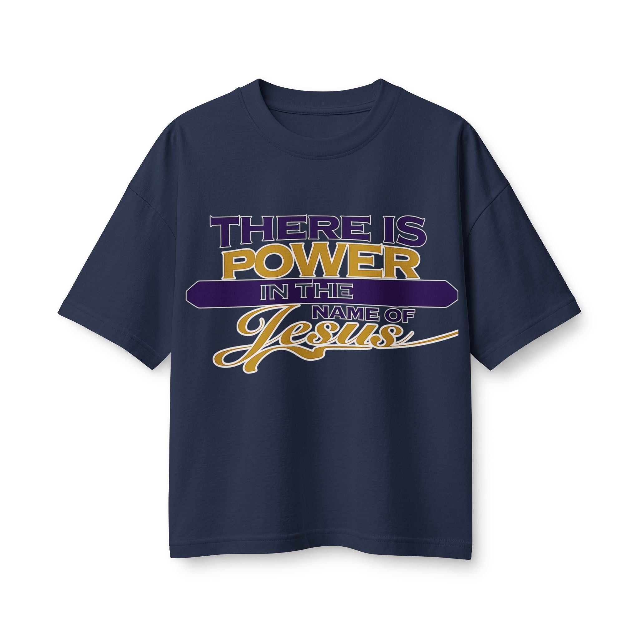 There Is Power in the Name of Jesus Tee — Women’s Faith-Based Christian T-Shirt