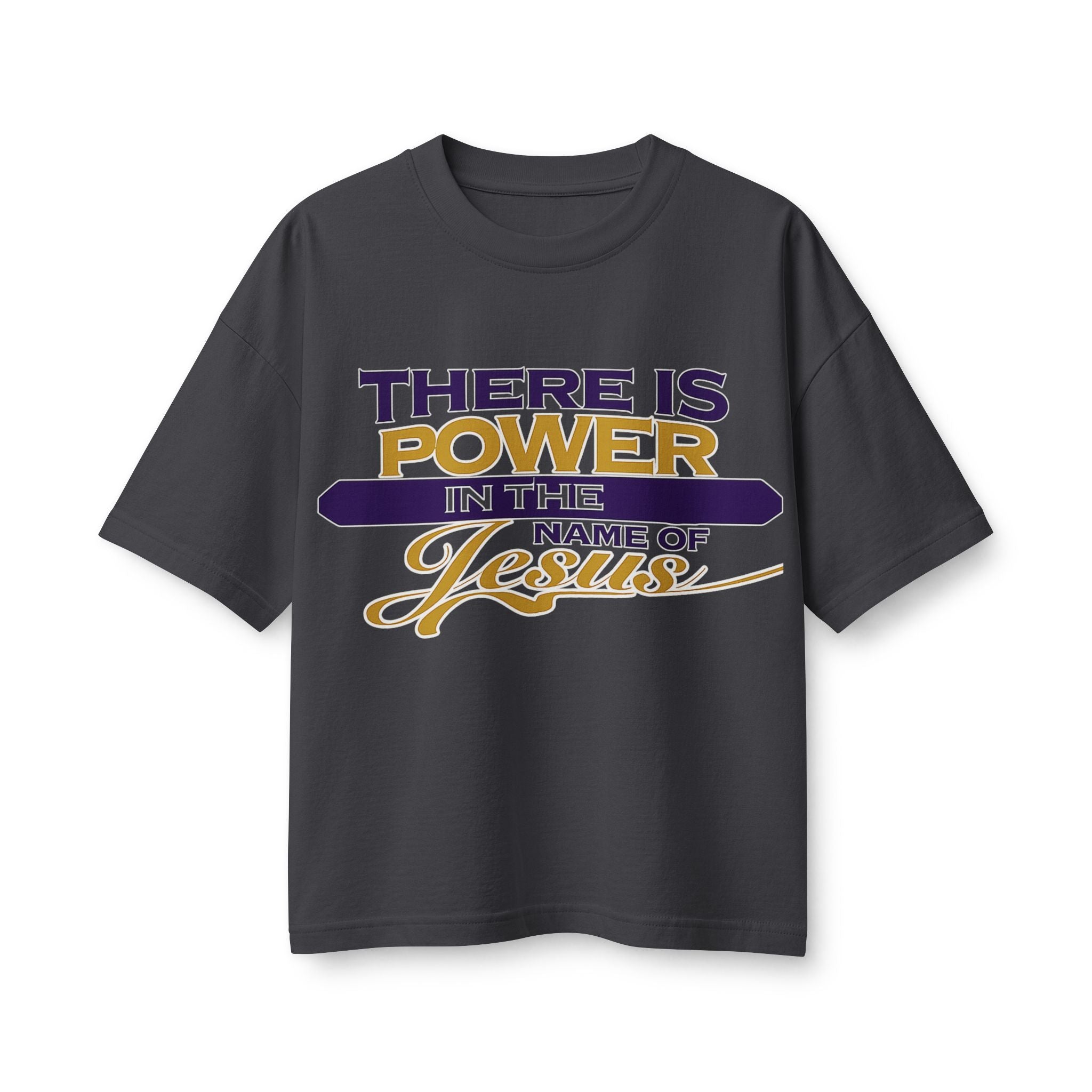 There Is Power in the Name of Jesus Tee — Women’s Faith-Based Christian T-Shirt