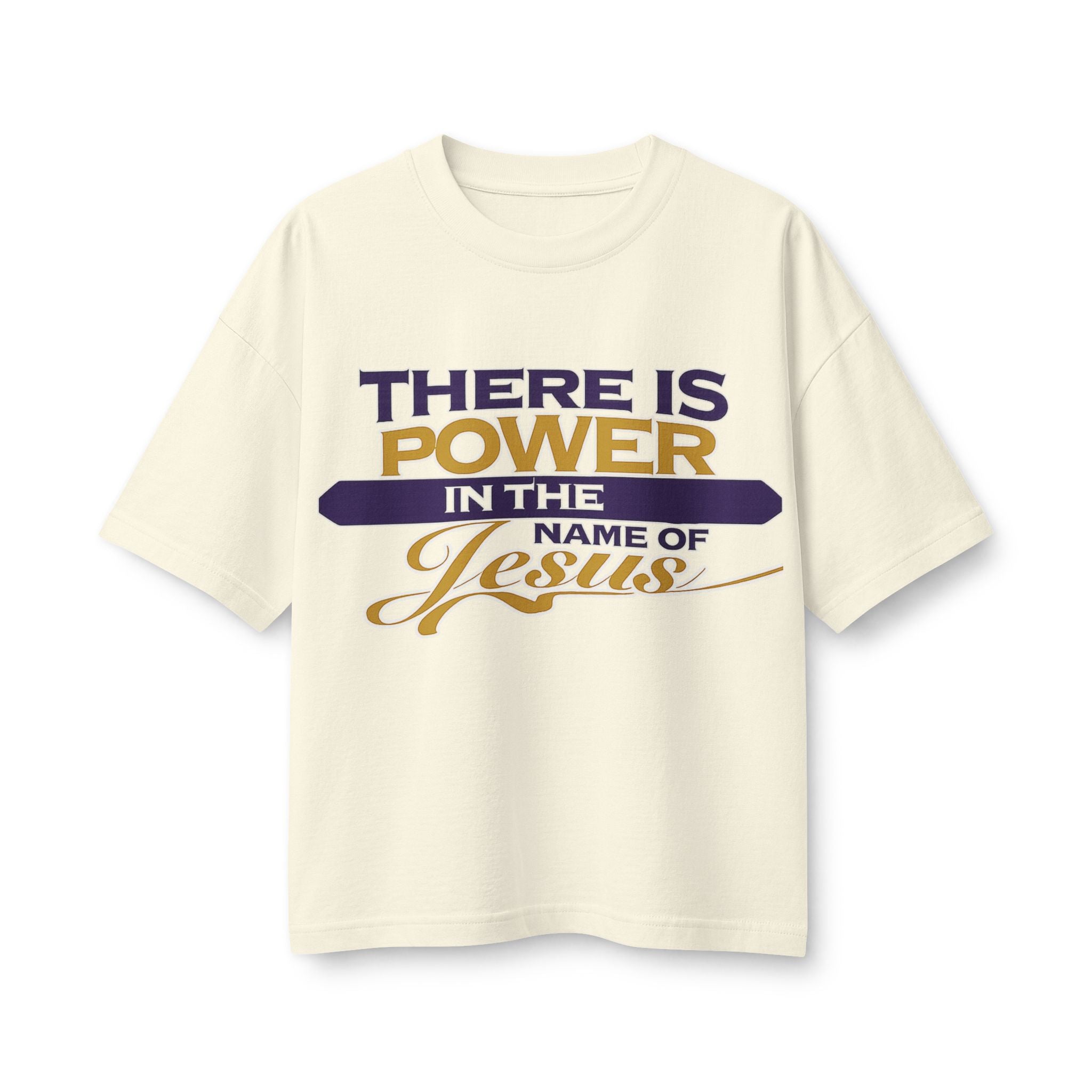 There Is Power in the Name of Jesus Tee — Women’s Faith-Based Christian T-Shirt