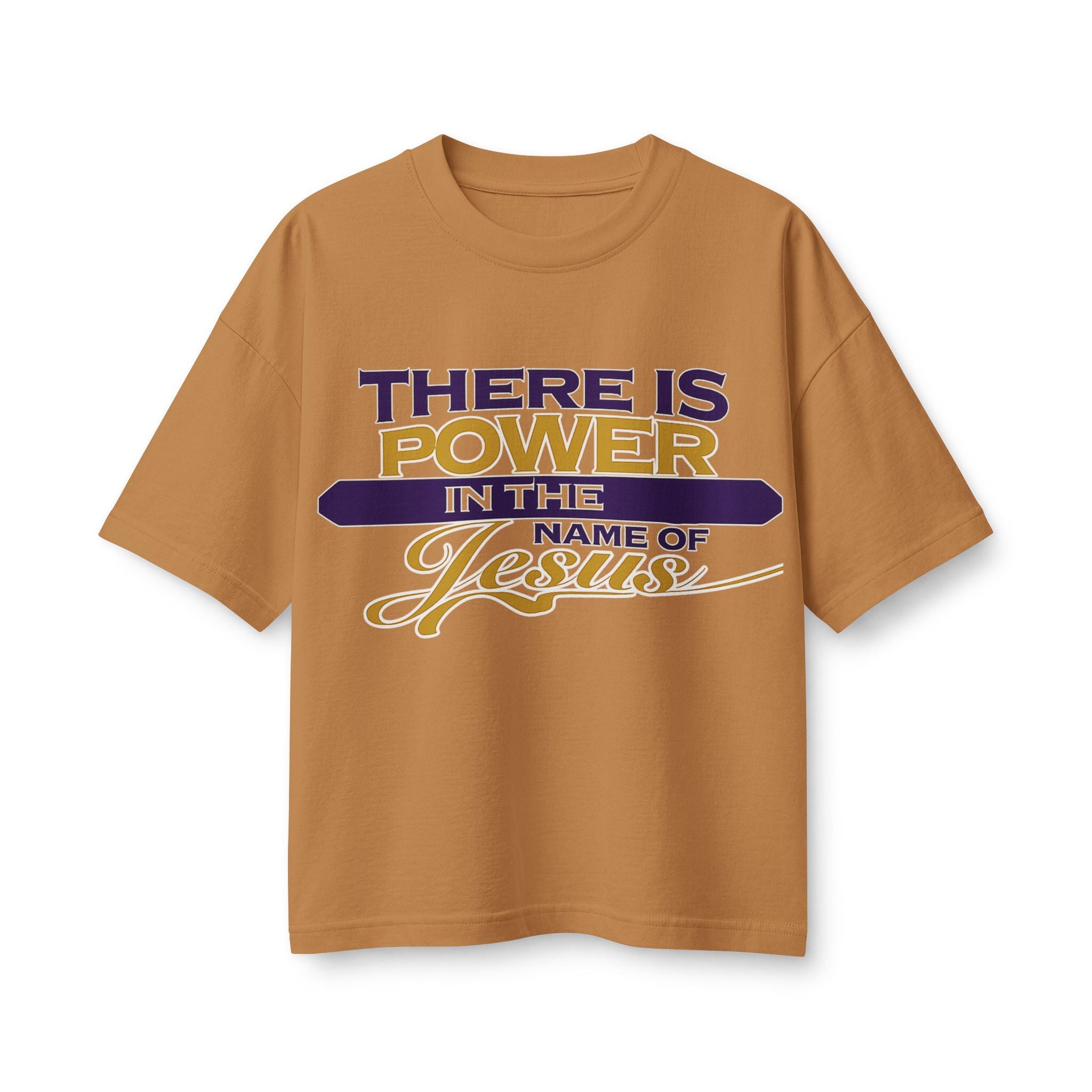 There Is Power in the Name of Jesus Tee — Women’s Faith-Based Christian T-Shirt