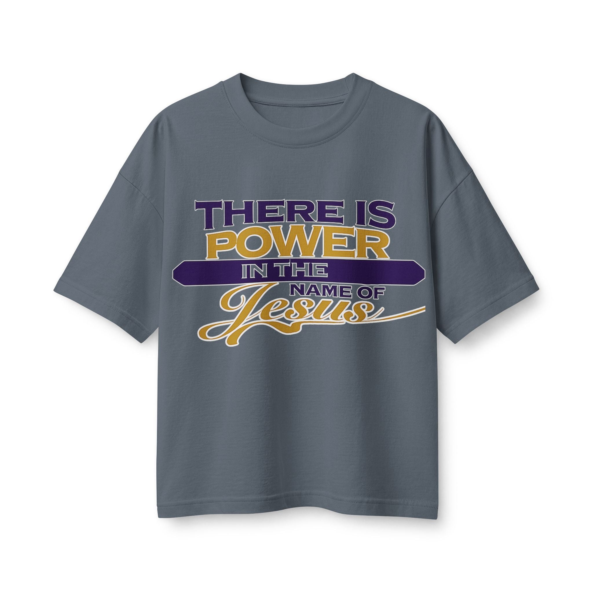 There Is Power in the Name of Jesus Tee — Women’s Faith-Based Christian T-Shirt
