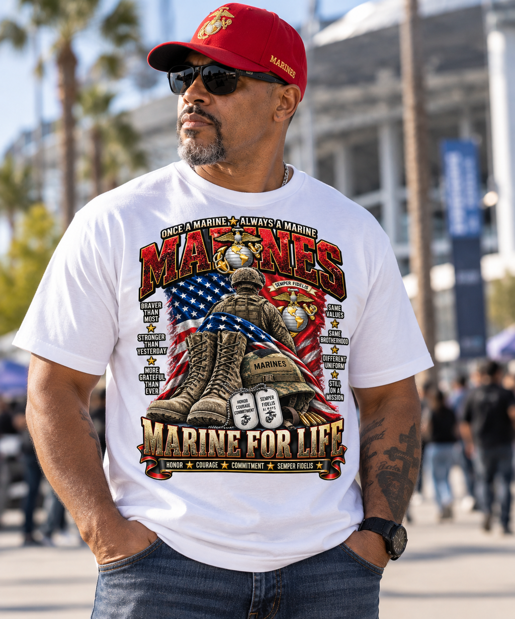 Marine for Life™ Semper Fidelis Veteran Tribute Tee