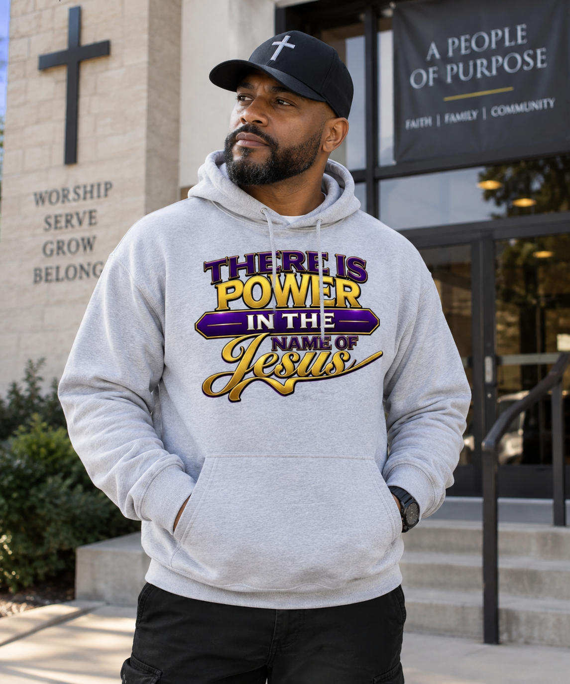 There Is Power in the Name of Jesus™ Hoodie & Pullover Sweatshirt